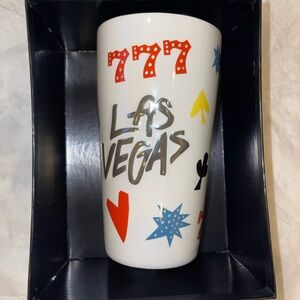 Starbucks Las Vegas ceramic tumbler.